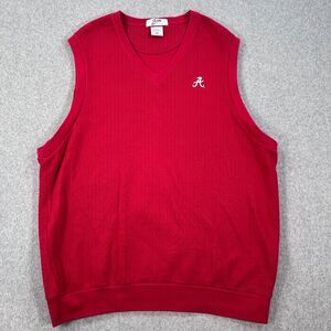Alabama Crimson Tide Boa by Blue Dolphin Designs Knit Sweater Vest Men XL V-Neck